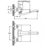 Смеситель для кухни Haiba Focus 005 (HB0118)