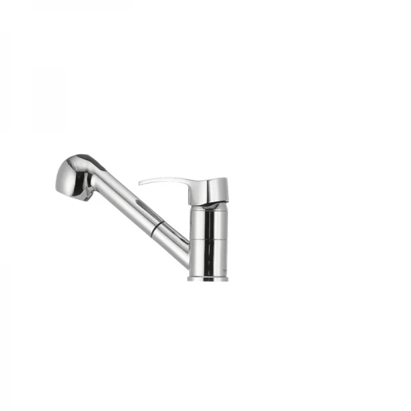 Смеситель для кухни Haiba Focus 014 с выдвижной лейкой (HB0129)