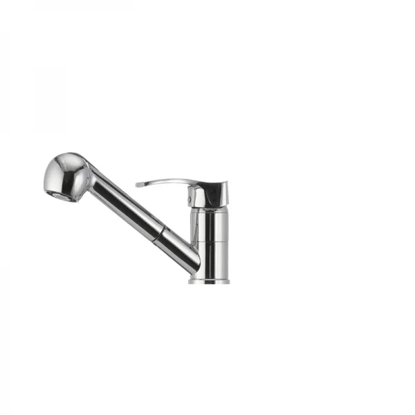 Смеситель для кухни Haiba Focus 014 с выдвижной лейкой (HB0129)