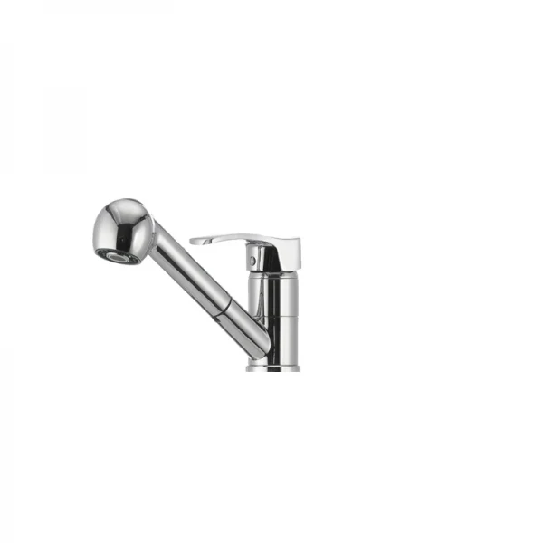 Смеситель для кухни Haiba Focus 014 с выдвижной лейкой (HB0129)