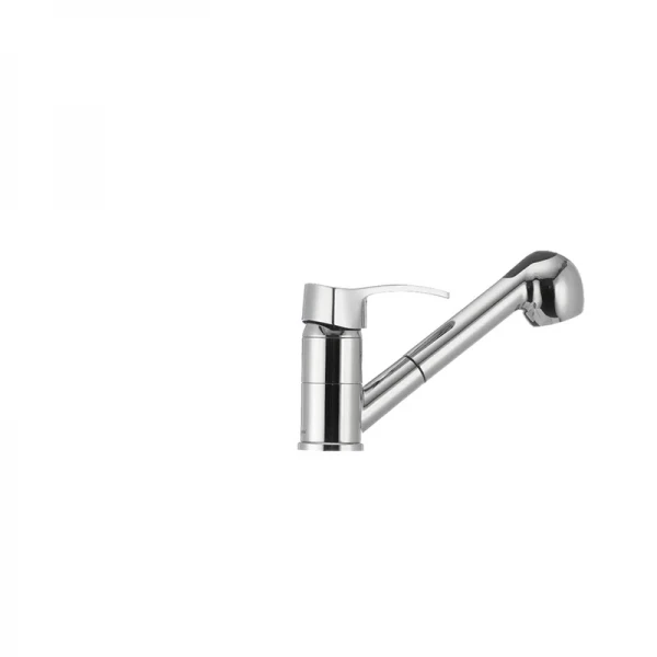 Смеситель для кухни Haiba Focus 014 с выдвижной лейкой (HB0129)