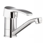 Смеситель для умывальника Haiba Focus 555 (излив 15 см) (HB0135)