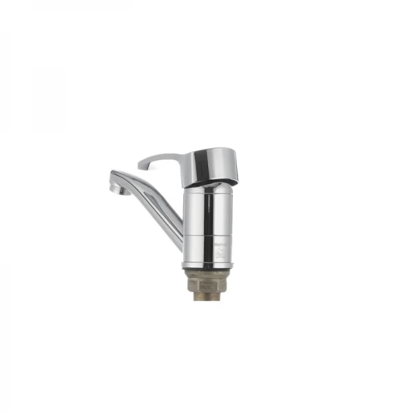 Смеситель для умывальника Haiba Focus 555 (излив 15 см) (HB0135)