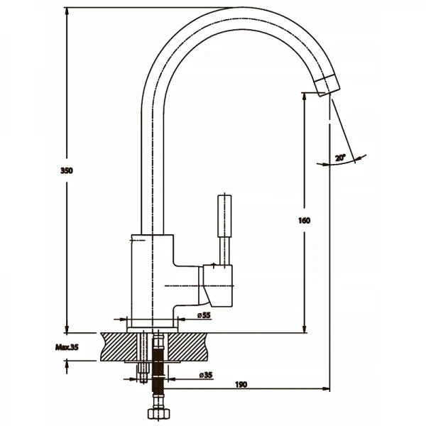 Haiba Hans 011 нерж (HB0167)