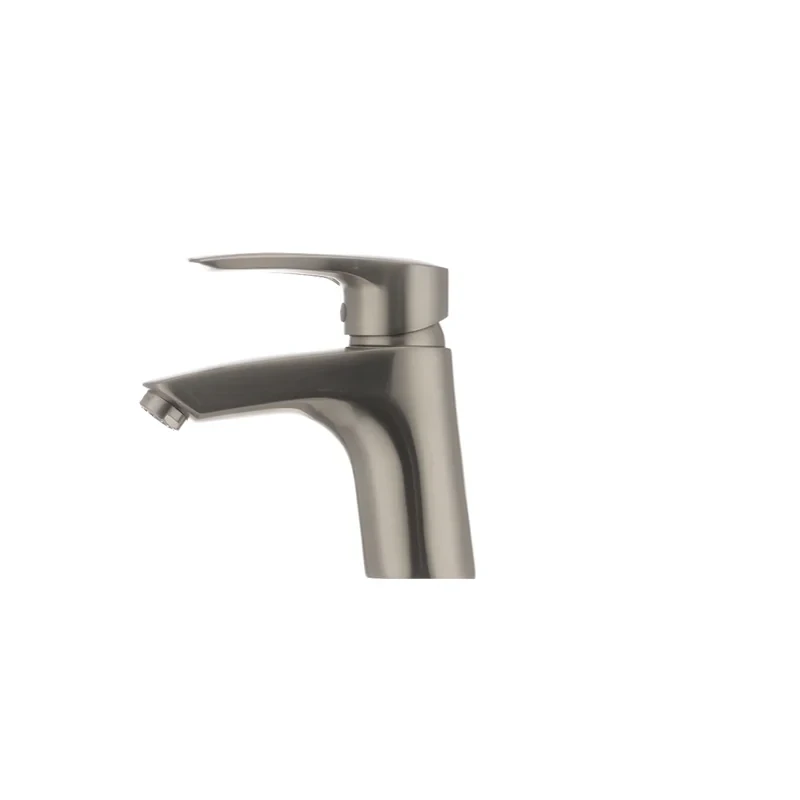 Змішувач для умивальника Haiba Hansberg 001 нержавіюча сталь (HB0170)