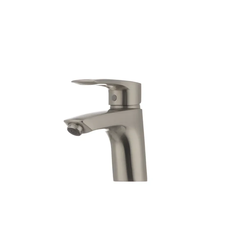 Змішувач для умивальника Haiba Hansberg 001 нержавіюча сталь (HB0170)