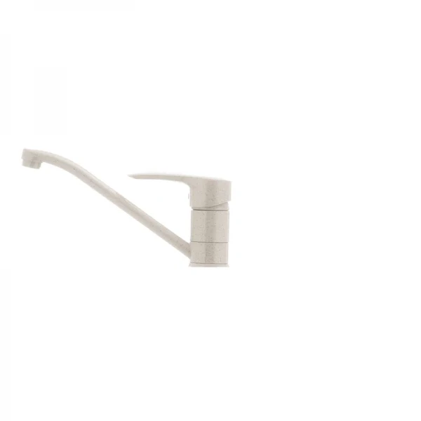 Змішувач для кухні Haiba Hansberg 004 латунний бежевий одноважільний з поворотним виливом (HB0180)