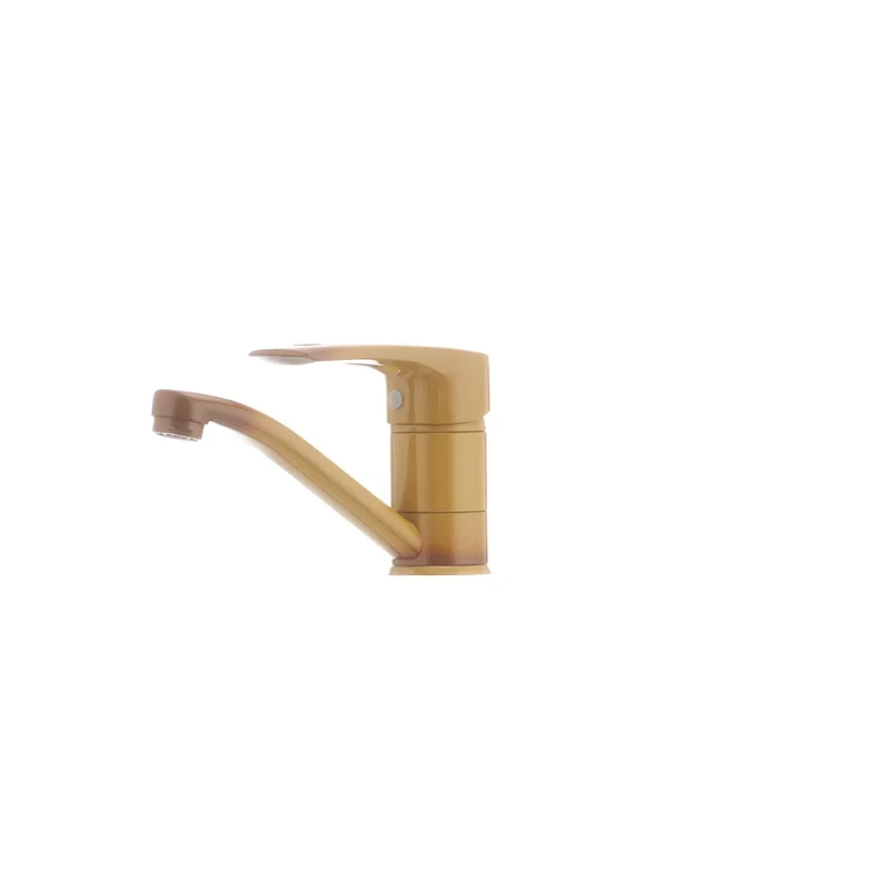 Смеситель для умывальника Haiba Hansberg 004 (излив 15 см) коричневый (HB0186)