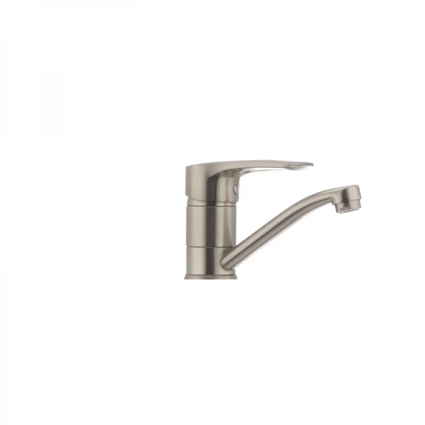 Смеситель для умывальника Haiba Hansberg 004 нержавейка (излив 15 см) (HB0190)