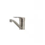 Смеситель для умывальника Haiba Hansberg 004 нержавейка (излив 15 см) (HB0190)