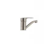 Смеситель для умывальника Haiba Hansberg 004 нержавейка (излив 15 см) (HB0190)