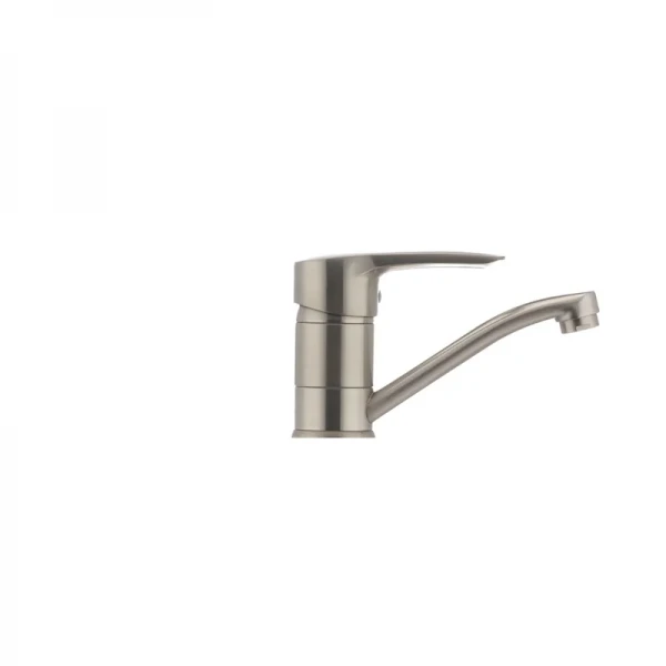 Смеситель для умывальника Haiba Hansberg 004 нержавейка (излив 15 см) (HB0190)