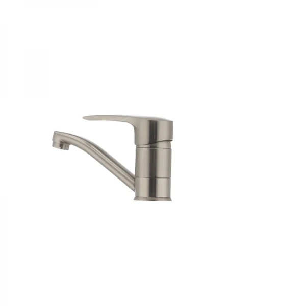 Смеситель для умывальника Haiba Hansberg 004 нержавейка (излив 15 см) (HB0190)