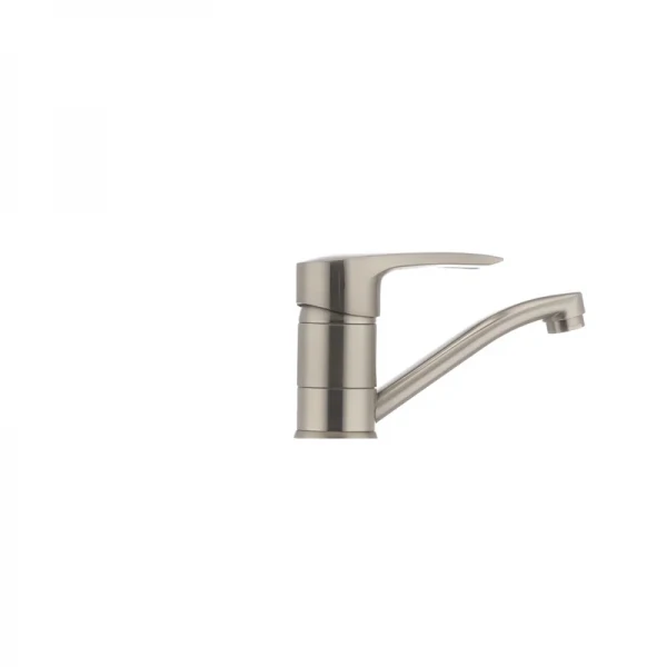 Смеситель для умывальника Haiba Hansberg 004 нержавейка (излив 15 см) (HB0190)