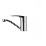 Змішувач для умивальника Haiba HANSBERG 004 латунний з поворотним виливом 15 см (HB0191)