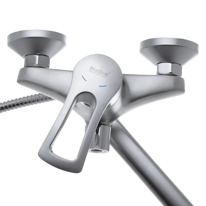 Смеситель для ванны Haiba Hansberg 006 матовый (HB0193)