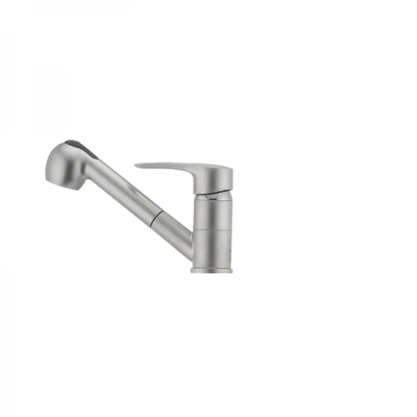 Смеситель для кухни Haiba Hansberg 014 матовый с выдвижной лейкой (HB0207)