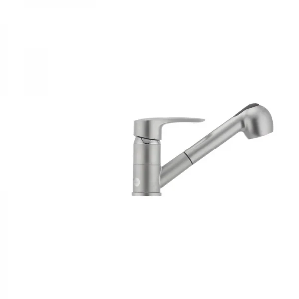 Смеситель для кухни Haiba Hansberg 014 матовый с выдвижной лейкой (HB0207)