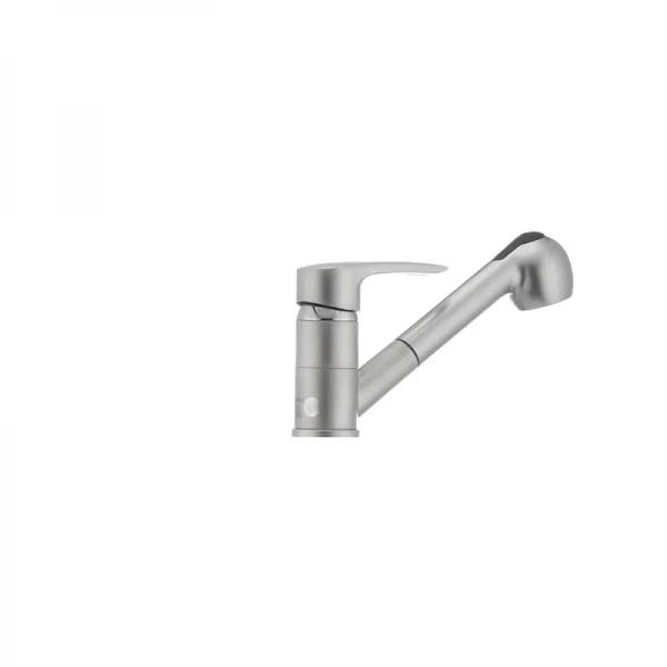 Смеситель для кухни Haiba Hansberg 014 матовый с выдвижной лейкой (HB0207)