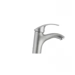 Змішувач для умивальника Haiba Mars 001 латунний матовий одноважільний (HB0240)