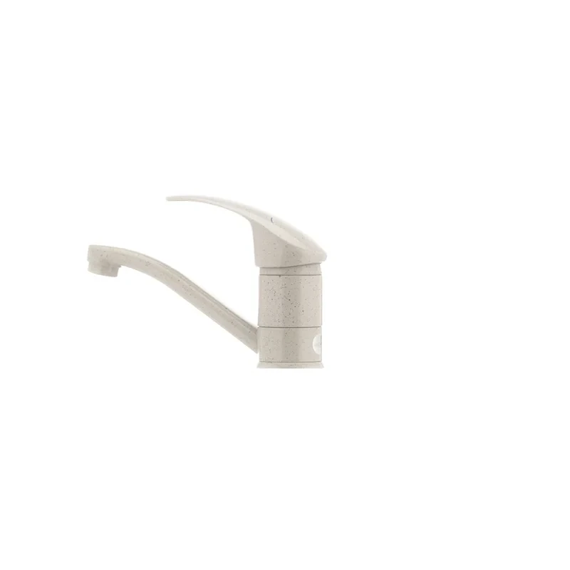 Змішувач для умивальника Haiba Mars 004 (вилив 15 см) бежевий (HB0251)