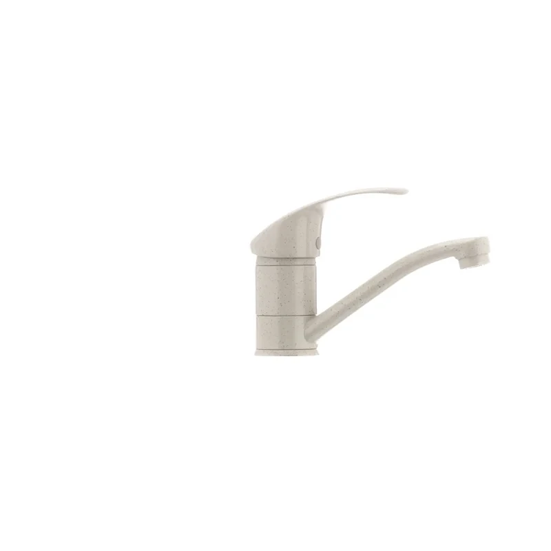 Змішувач для умивальника Haiba Mars 004 (вилив 15 см) бежевий (HB0251)