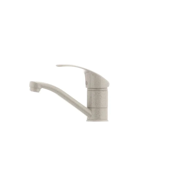 Змішувач для умивальника Haiba Mars 004 (вилив 15 см) бежевий (HB0251)