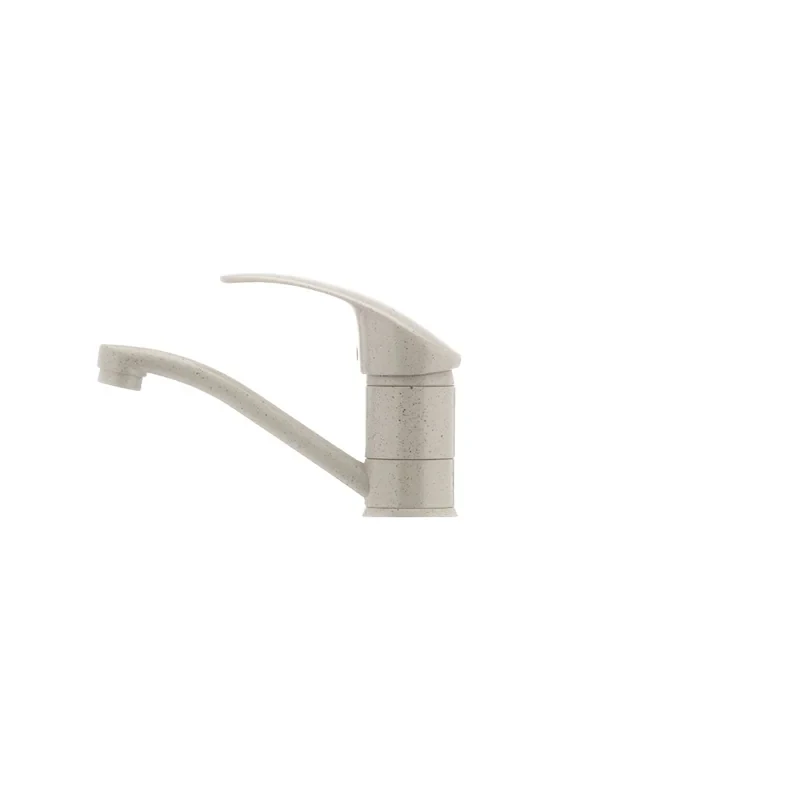 Змішувач для умивальника Haiba Mars 004 (вилив 15 см) бежевий (HB0251)