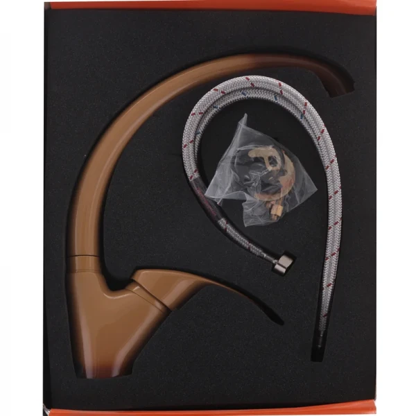 Смеситель для кухни Haiba Mars 011 коричневый (HB0262)