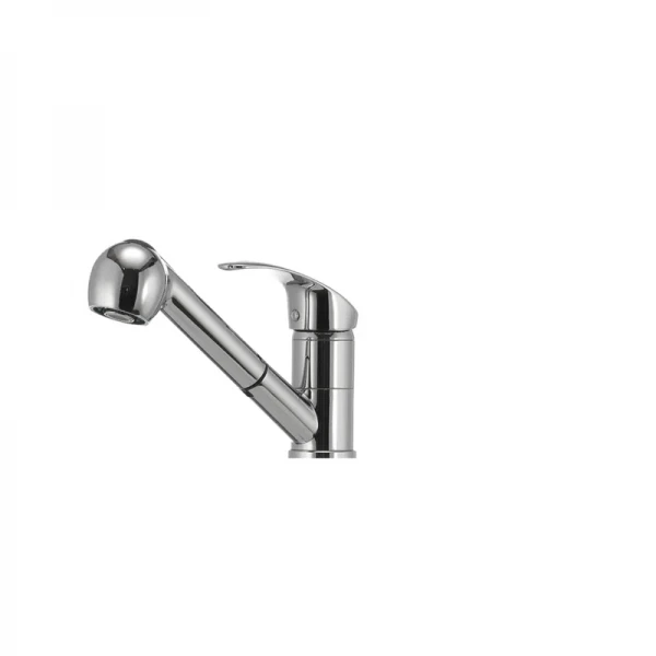 Смеситель для кухни Haiba Mars 014 c выдвижной лейкой (HB0266)