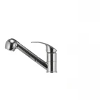 Смеситель для кухни Haiba Mars 014 c выдвижной лейкой (HB0266)