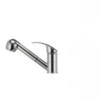 Смеситель для кухни Haiba Mars 014 c выдвижной лейкой (HB0266)