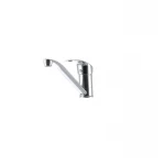Одноважільний змішувач для кухні Haiba Maxx 004 латунний з низьким поворотним виливом, хром (HB0278)