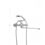 Смеситель для ванны Haiba Odyssey 140 (HB0303)