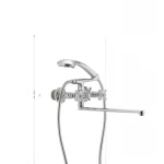 Смеситель для ванны Haiba Odyssey 143 (HB0305)