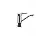 Змішувач для умивальника Haiba Onix 555 латунний хромований з поворотним виливом 15 см (HB0324)