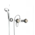 Змішувач для душу Haiba Opus 003 латунний хромований з душовим гарнітуром (HB0328)