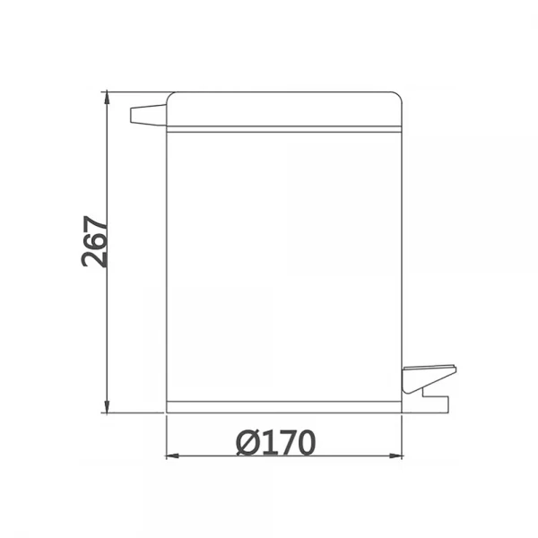 Ведро 3 л Haiba HB701 (HB0500)