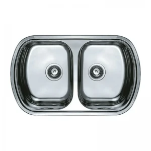 Мойка кухонная Haiba 80x49 Double (decor) (HB0572)