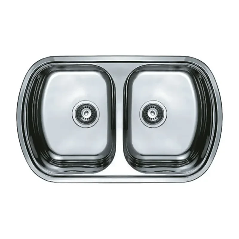 Мойка кухонная Haiba 80x49 Double (polish) (HB0573)