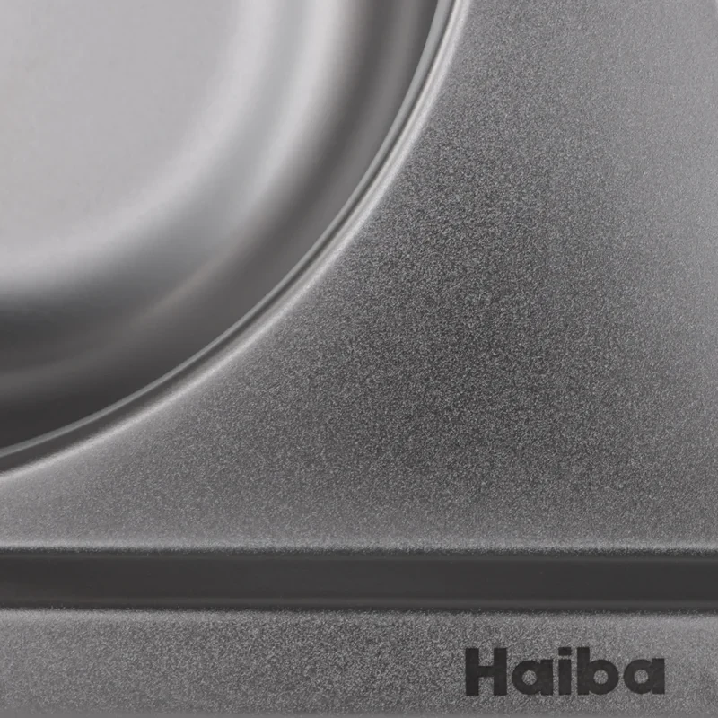 Мойка кухонная Haiba 80x49 Double (Satin) (HB0652)