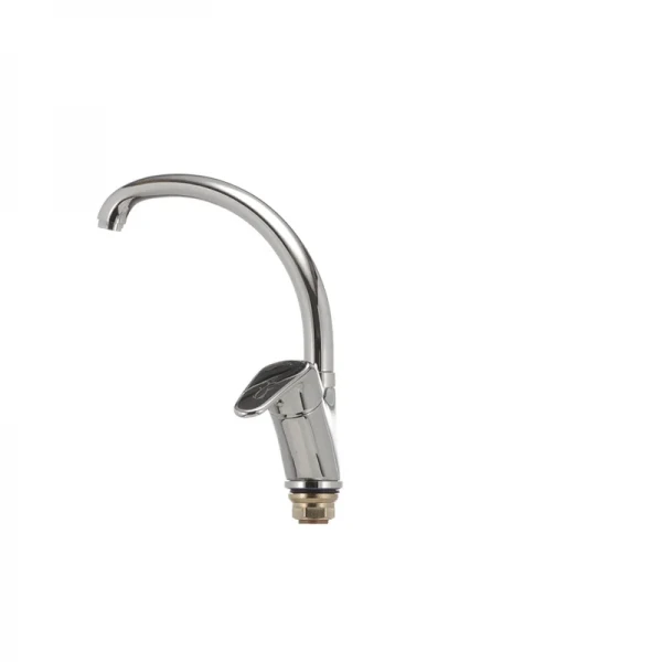 Смеситель для кухни Haiba Magic 777 с черной ручкой (HB0660)