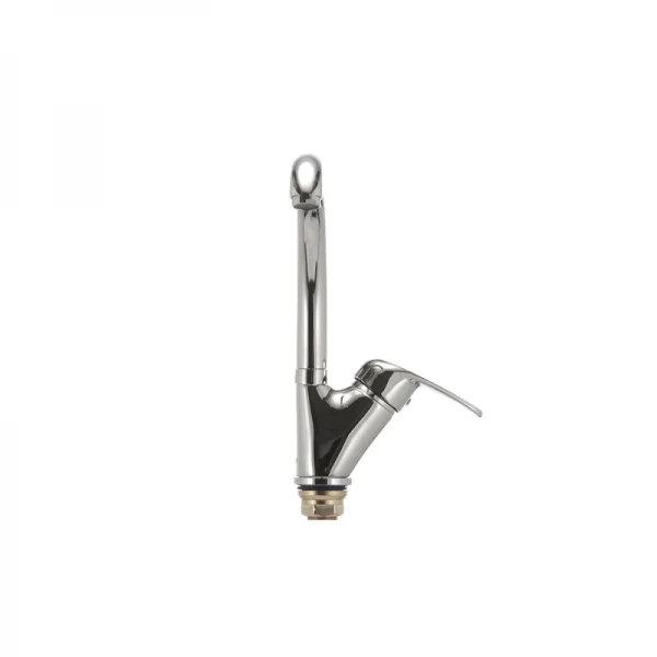 Смеситель для кухни Haiba Magic 777 с черной ручкой (HB0660)