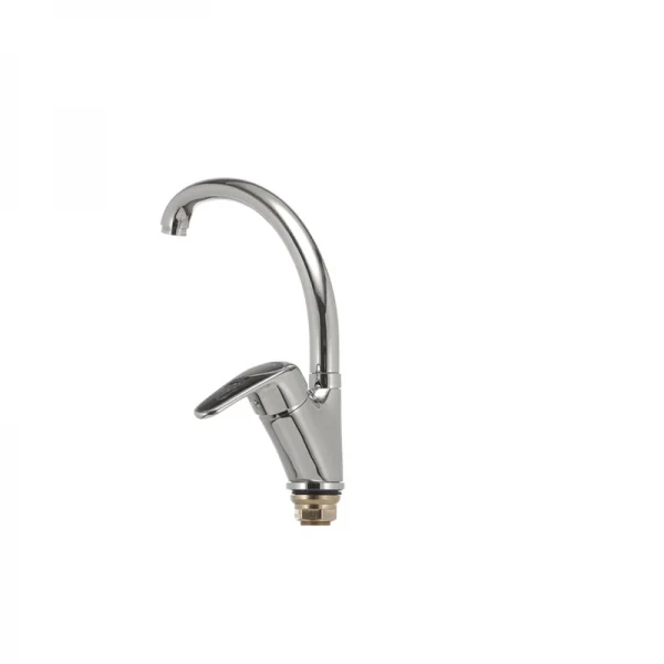 Смеситель для кухни Haiba Magic 777 с черной ручкой (HB0660)