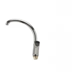 Смеситель для кухни Haiba Magic 777 с черной ручкой (HB0660)