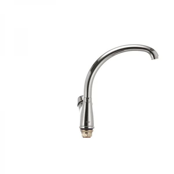 Смеситель для кухни Haiba Magic 777 с черной ручкой (HB0660)