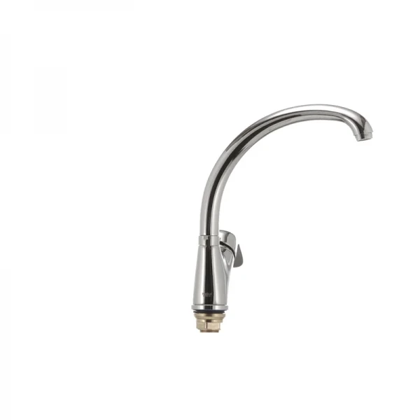 Смеситель для кухни Haiba Magic 777 с черной ручкой (HB0660)