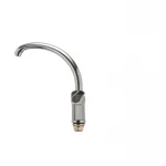 Смеситель для кухни Haiba Magic 777 с черной ручкой (HB0660)