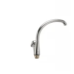 Смеситель для кухни Haiba Magic 777 с черной ручкой (HB0660)