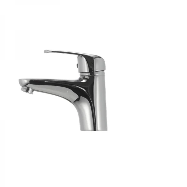 Смеситель для умывальника Haiba Magic 001 с черной ручкой (HB0661)